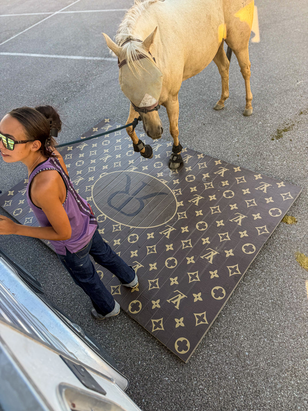boujee stall mat